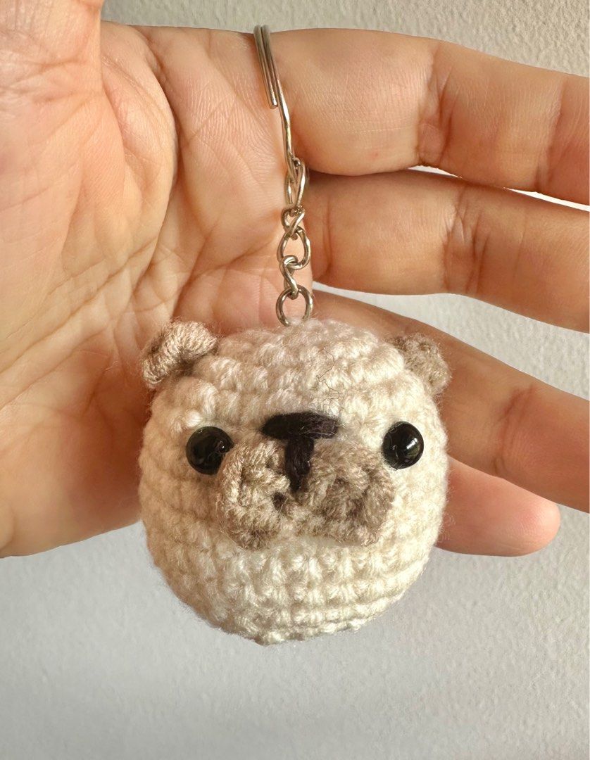 Pug keychain clearance