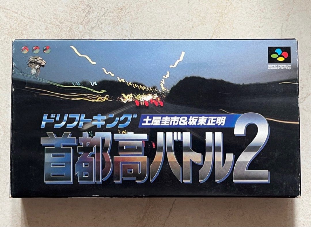 非売品　ポスター　ドリフトキング　土屋圭市＆坂東正明　首都高バトル2　B2サイズ ドリフトキング 土屋圭市＆坂東正明 首都高バトル2』1995年