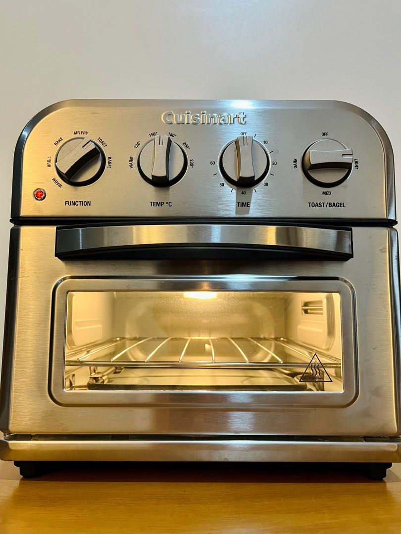 Cuisinart TOA28 Compact Convection Oven Airfryer, Stainless Steel, TV