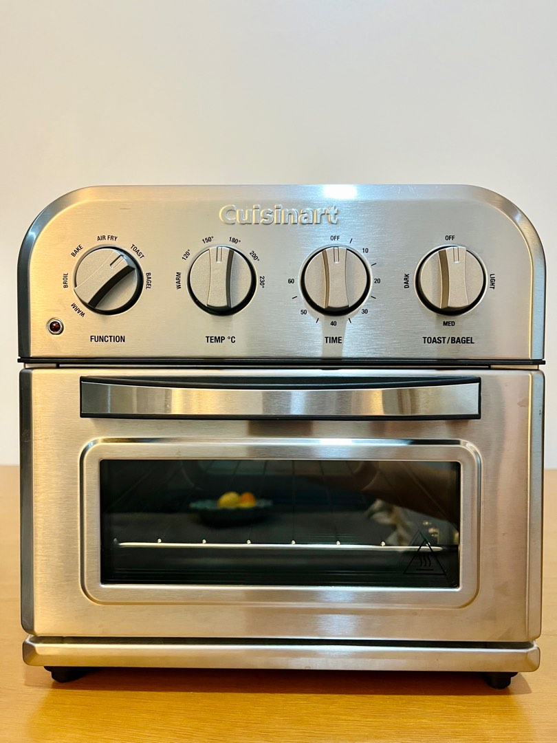 Cuisinart TOA28 Compact Convection Oven Airfryer, Stainless Steel, TV
