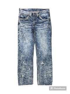 CUSTOM X UNDERCOVER Crumpled Dye Distressed Jeans