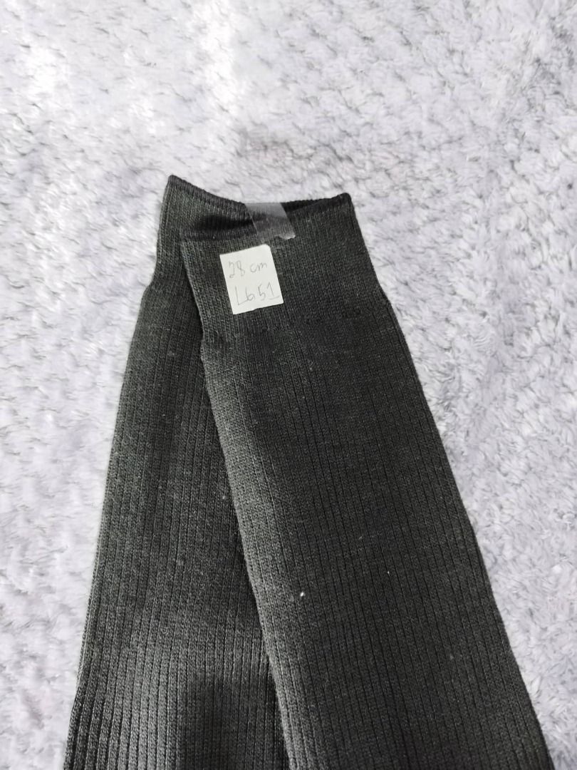 Dark Gray Calf High Socks, Men's Fashion, Watches & Accessories, Socks