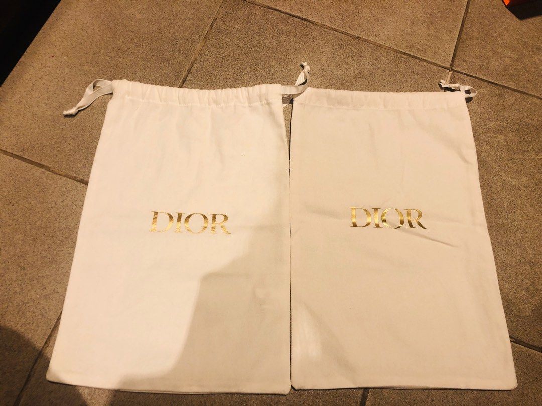 Dior shoe sales dust bag