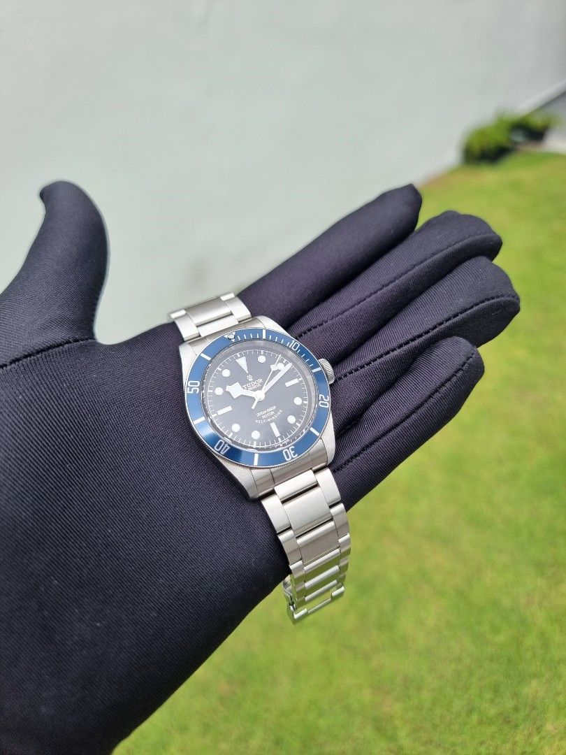 DISCON] TUDOR BLACK BAY BLUE 41 ETA SMILEY ROSE LOGO 79220 79220B