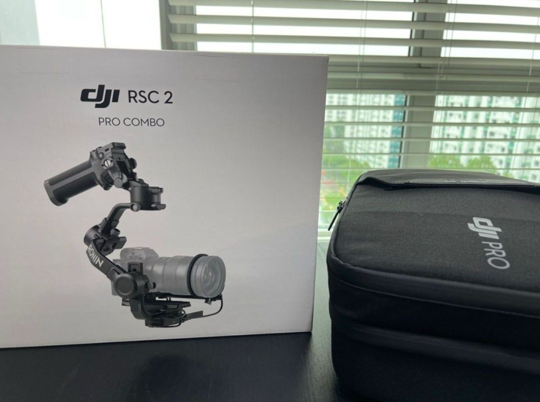 DJI RS2 PRO COMBO SET, Photography, Photography Accessories, Gimbals & Stabilisers on Carousell