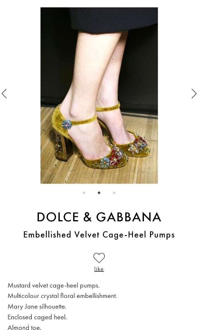 Dolce Gabbana Embellished Jacquard Bird Cage Mary Jane Pumps
