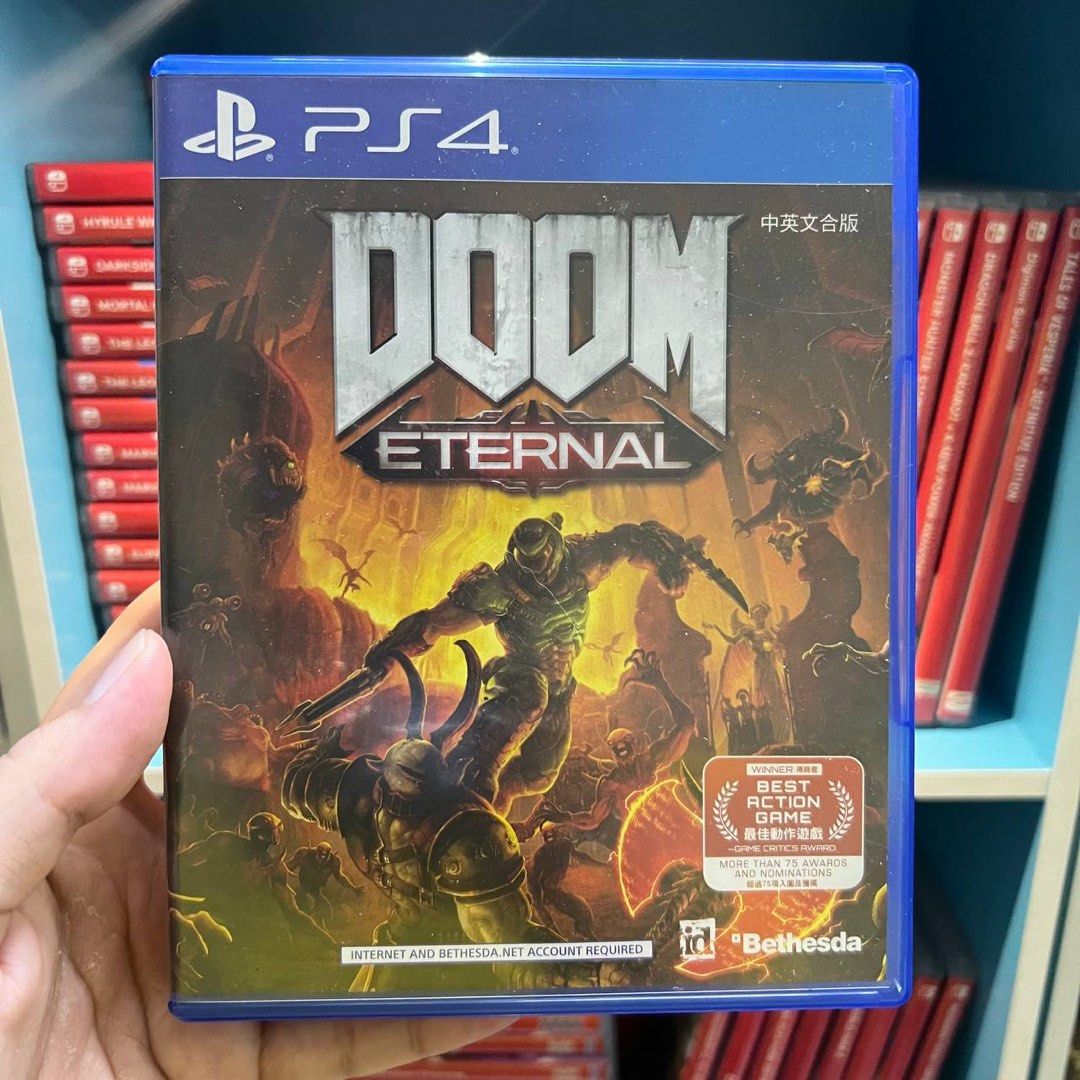 Doom Eternal Used PS4 Games Video Gaming Video Games