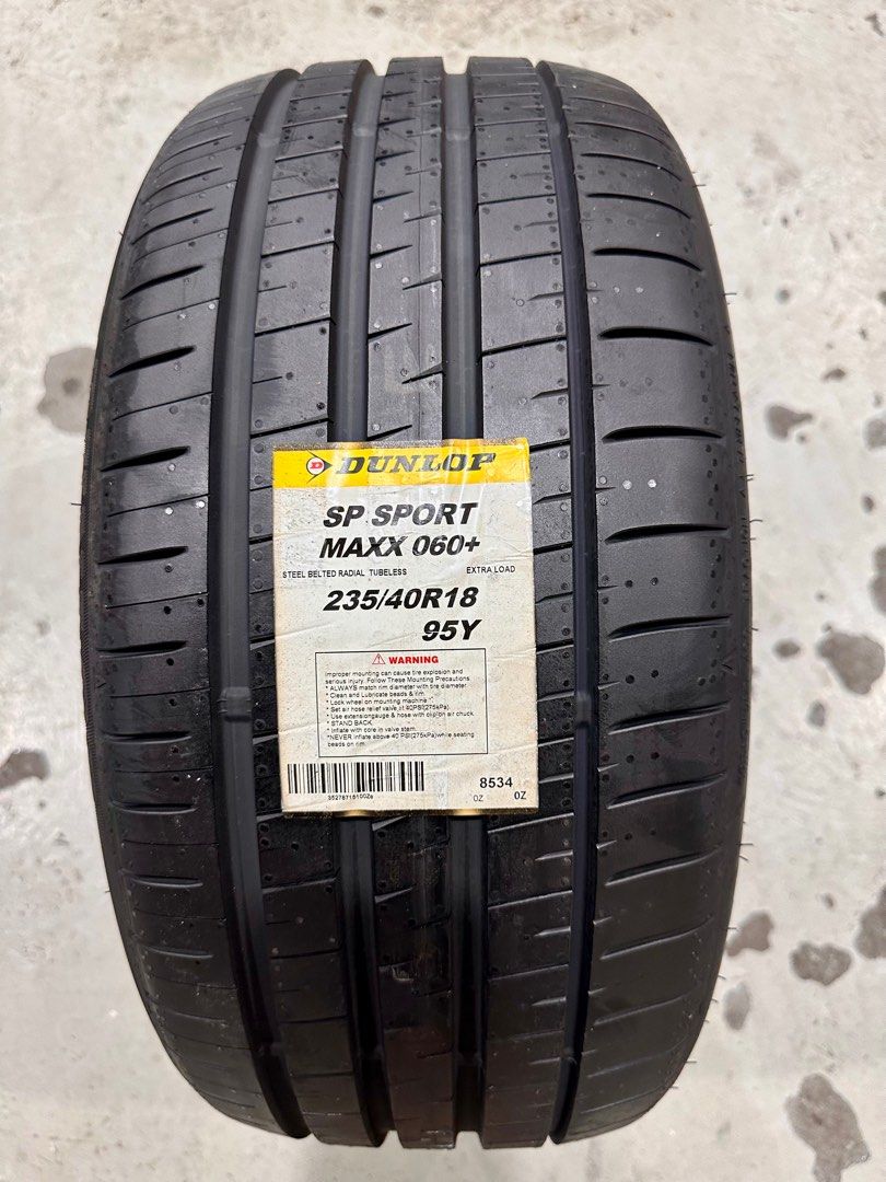 2025 MEGA SALE!! Dunlop SportMaxx 060+ 235/40/18, Car Accessories