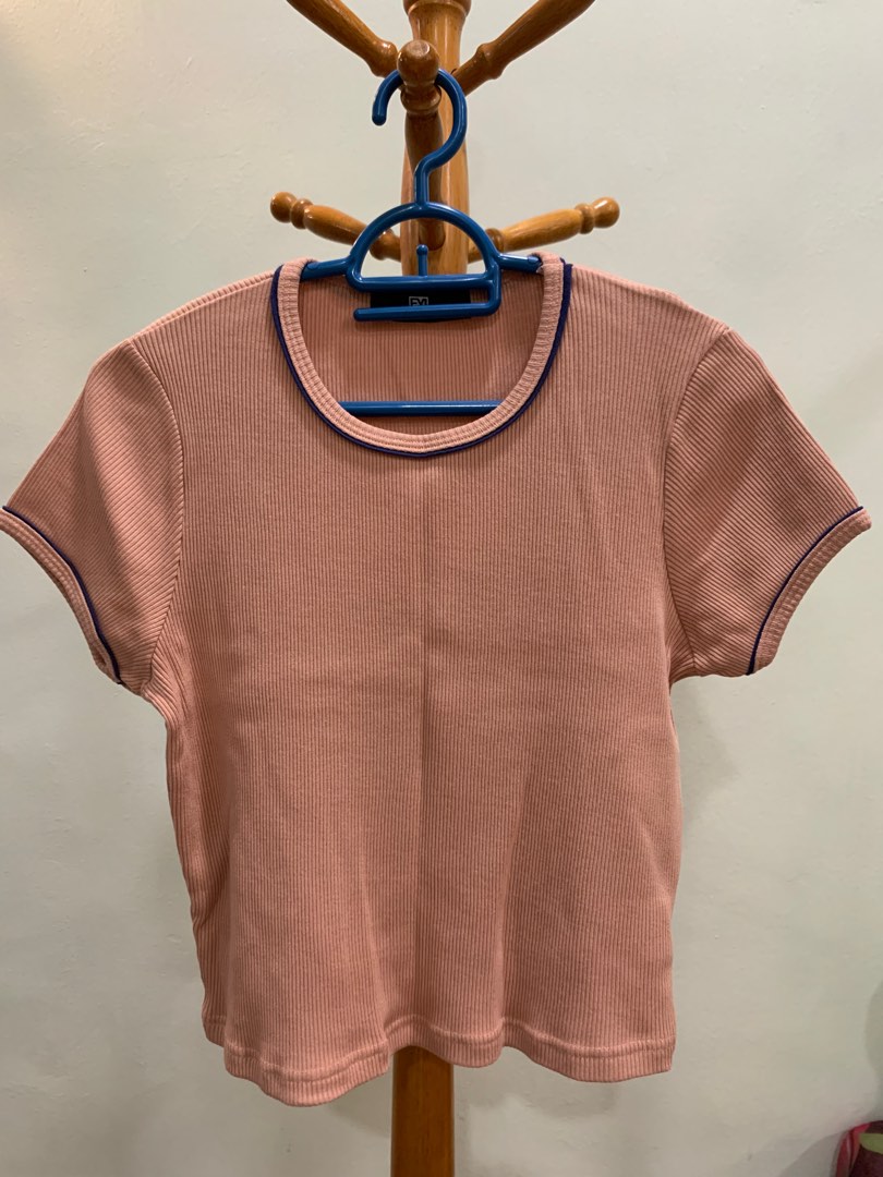 Dusty Pink Top, Women's Fashion, Tops, Shirts on Carousell