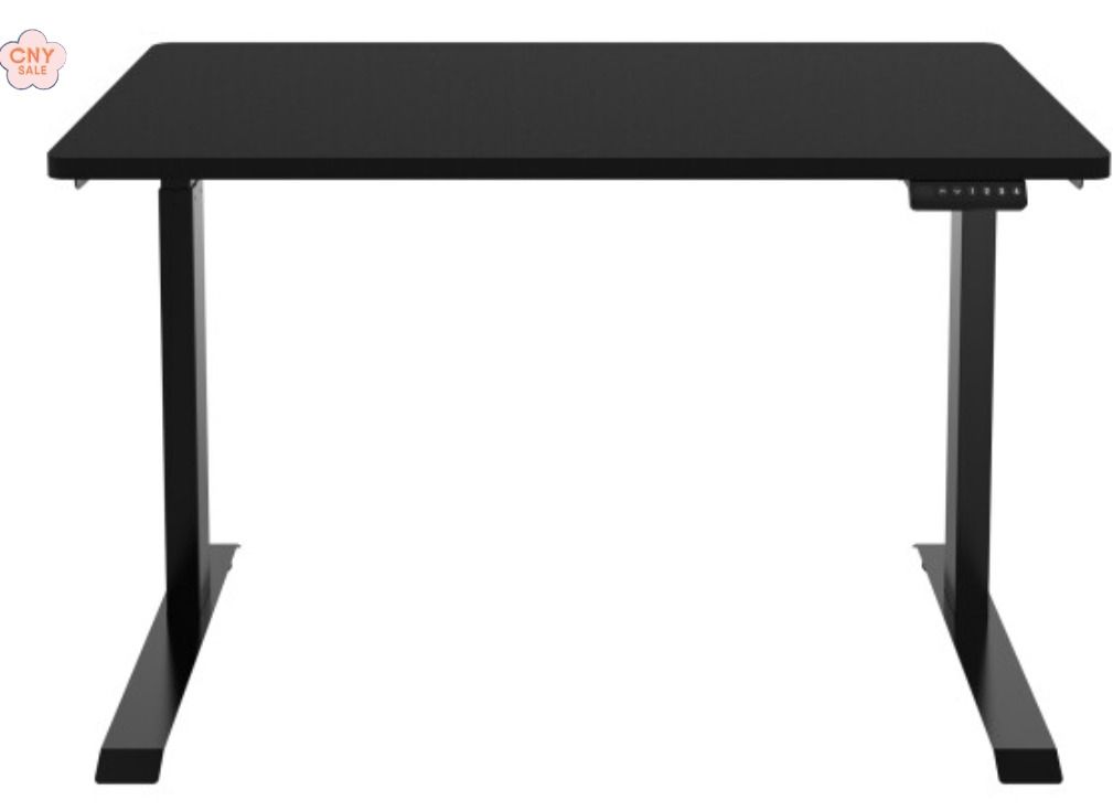Electric Adjustable Table (Black), Furniture & Home Living, Furniture ...