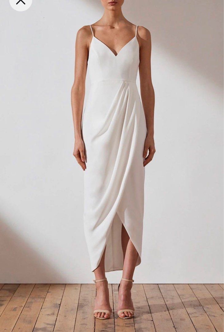 White shona joy dress store