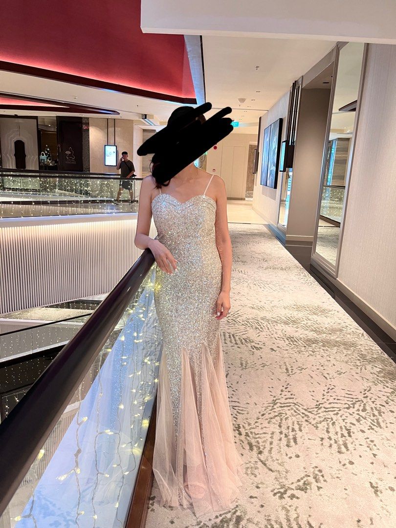 Mermaid gown prom dress clearance