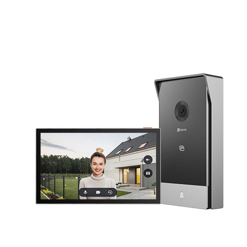 Ezviz HP7 5G, 2K Smart Home Villa Video Intercom Doorphone Door Access  with 7” Color Touch Screen, Remote Door/Gate Unlock, Two Way Audio