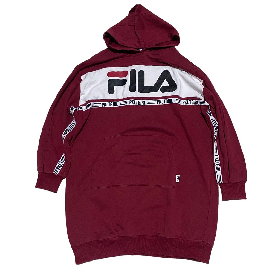 Fila women Pink latte girl hoodie