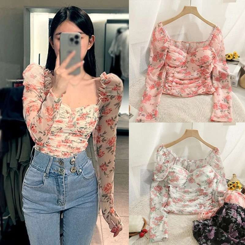Floral Crop Top (Category: Others Tops) located in Manila. Submitted by everythingbelow150 (Listing ID 1276518354, Image 3). Description: .