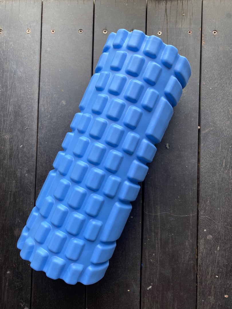 Deep Massage Foam Roller - Black/Blue