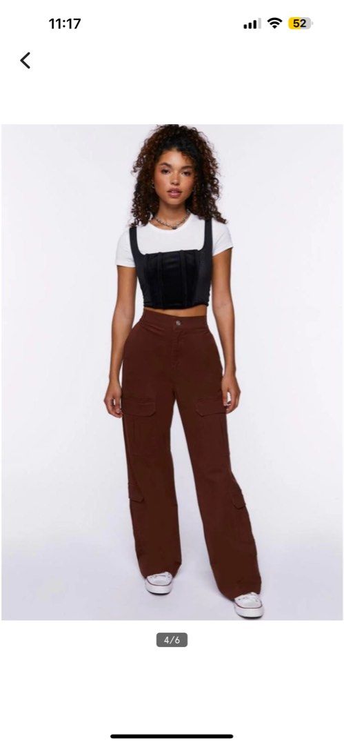 Forever 21 Cargo Pants Women s Fashion Bottoms Jeans on Carousell