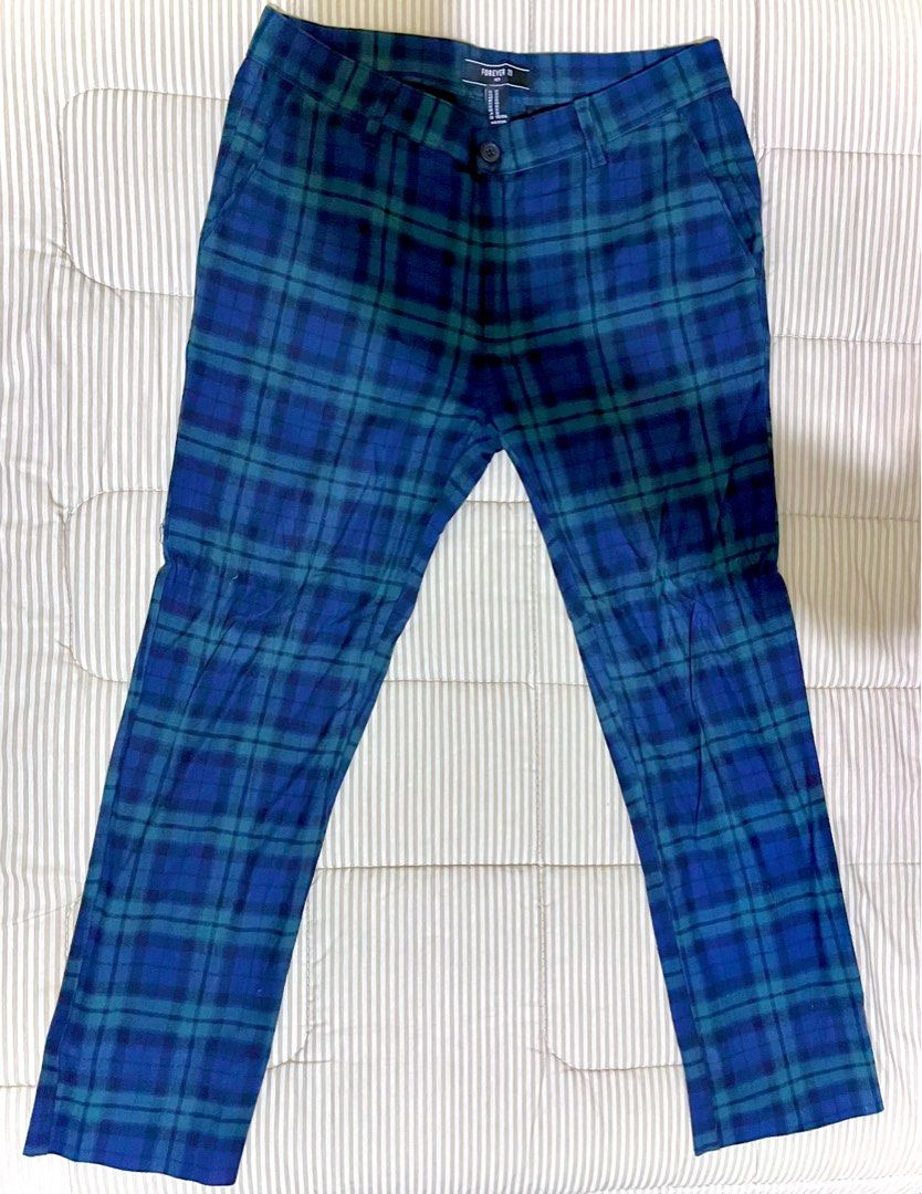 Plaid pants forever 21 men shop