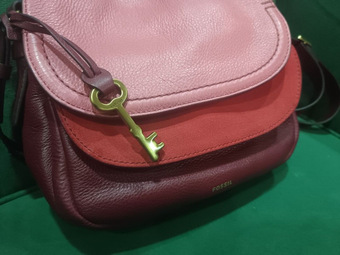 Fossil peyton double flap small cheap