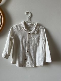 White button up shirt for baby girl sale