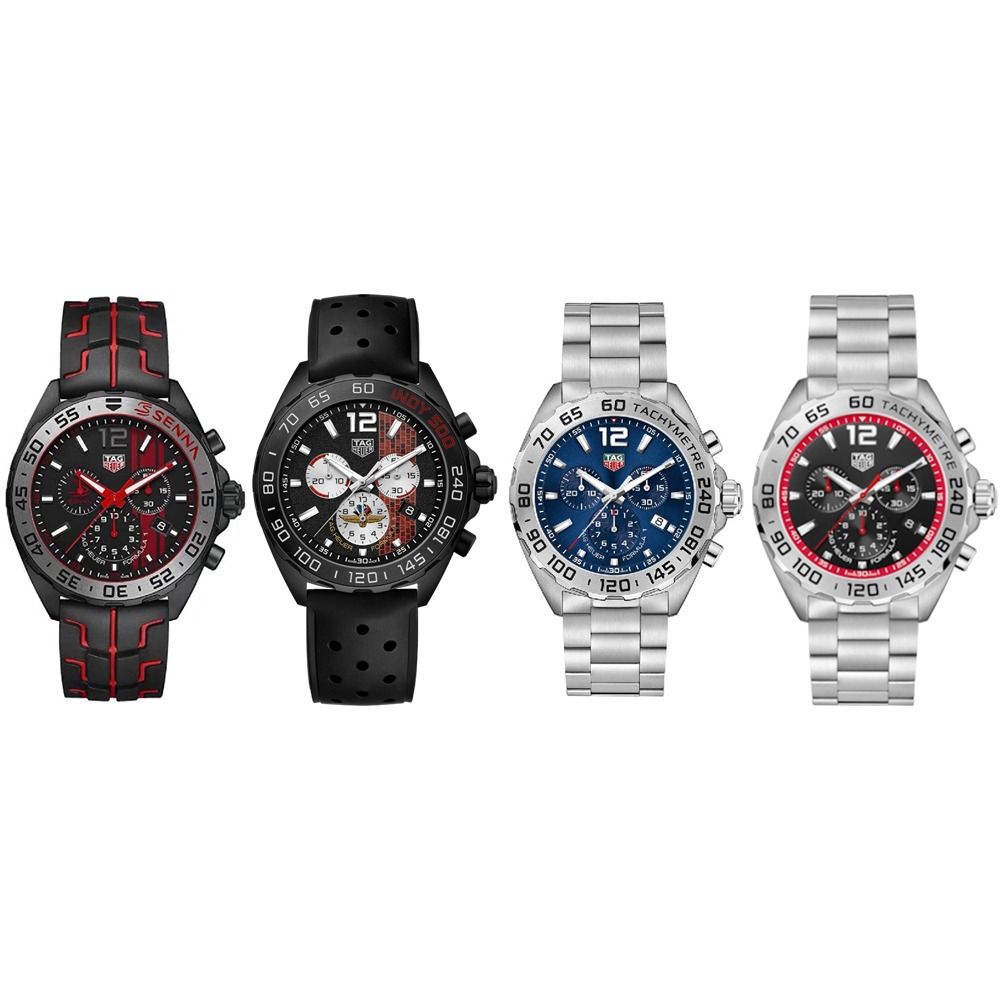 Free Shipping Tag Heuer Formula 1 Senna Chronograph Men Watch