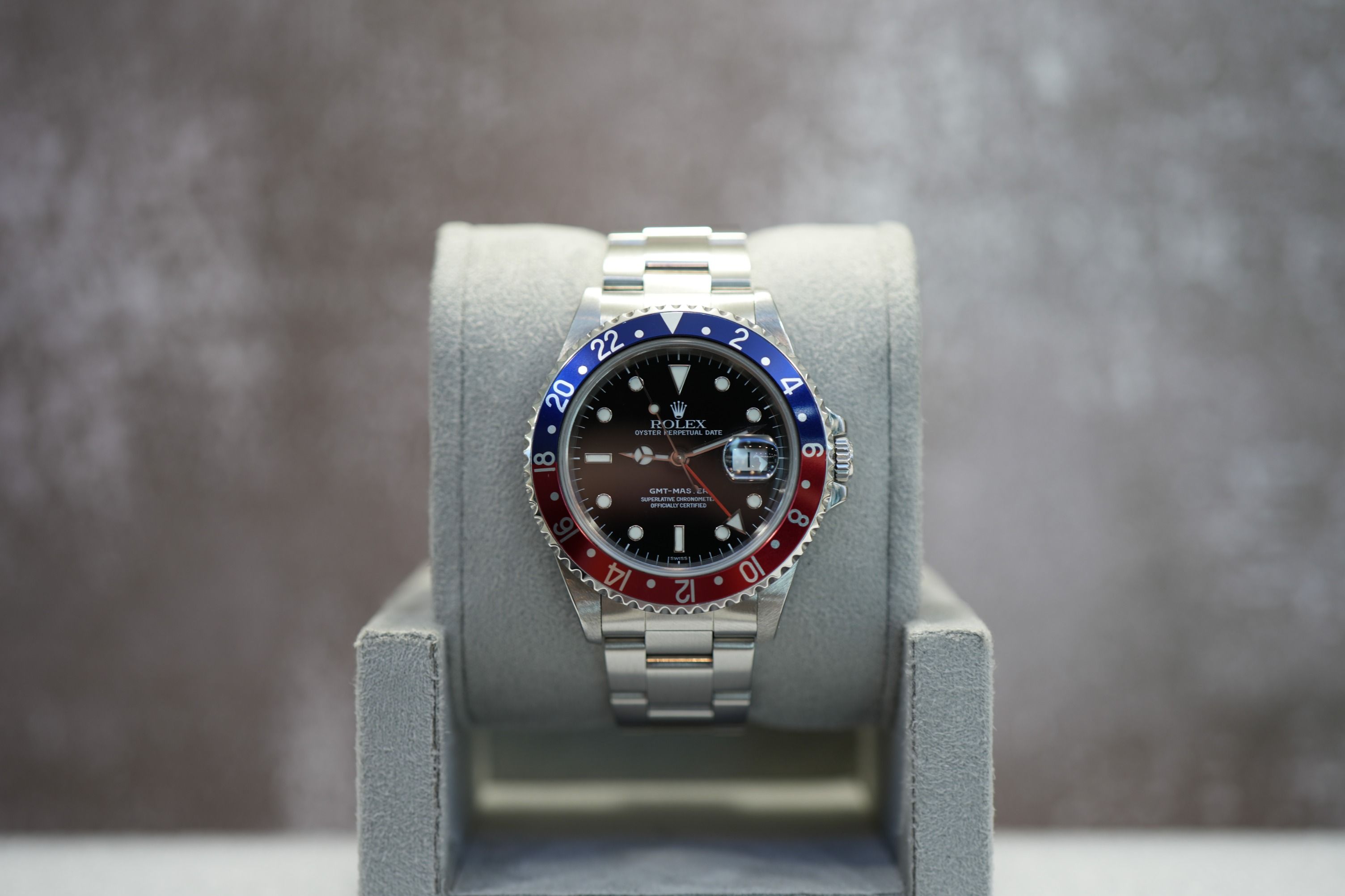 FRESHLY SERVICED Rolex GMT Master 16700 Pepsi Quickset