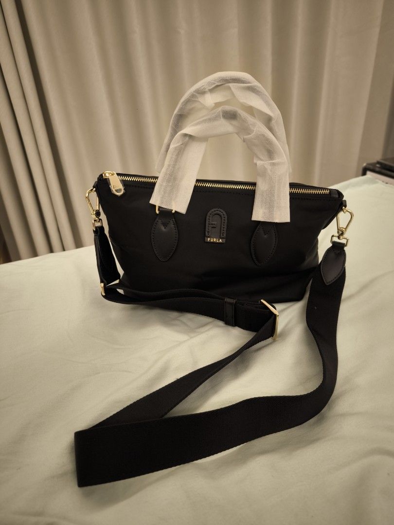 Furla Nylon Handbag with Classic Logo