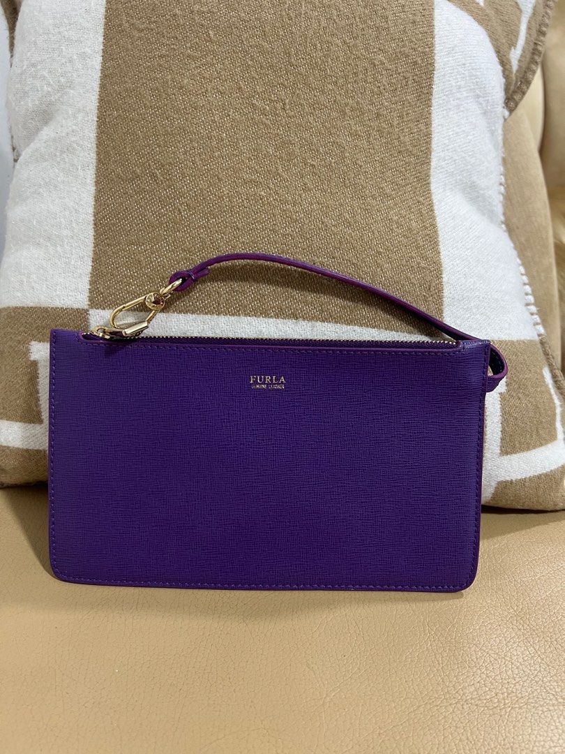 Furla purple purse best sale