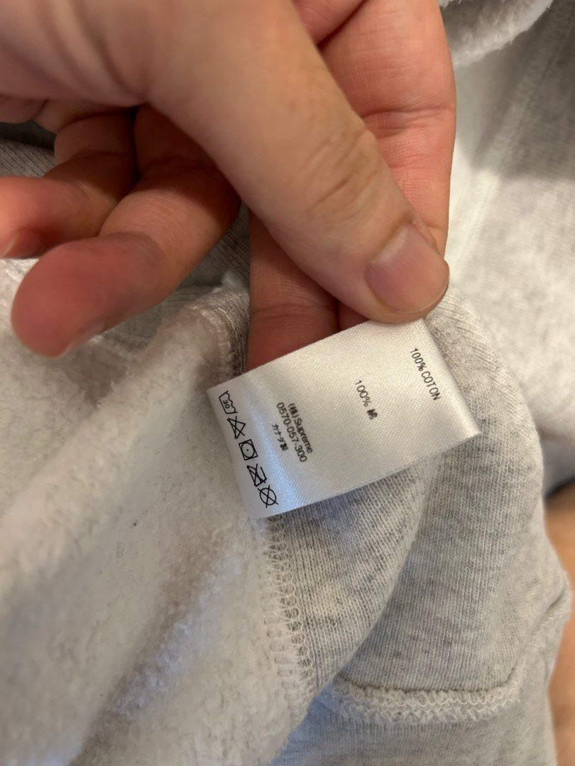 FW18 XL Supreme Box Logo Crewneck bogo Ash Grey Carousell