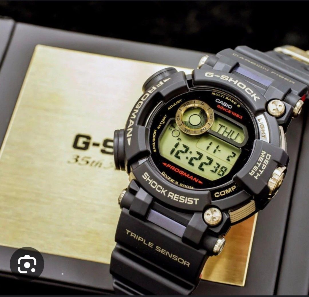 g shock frogman gold tornado