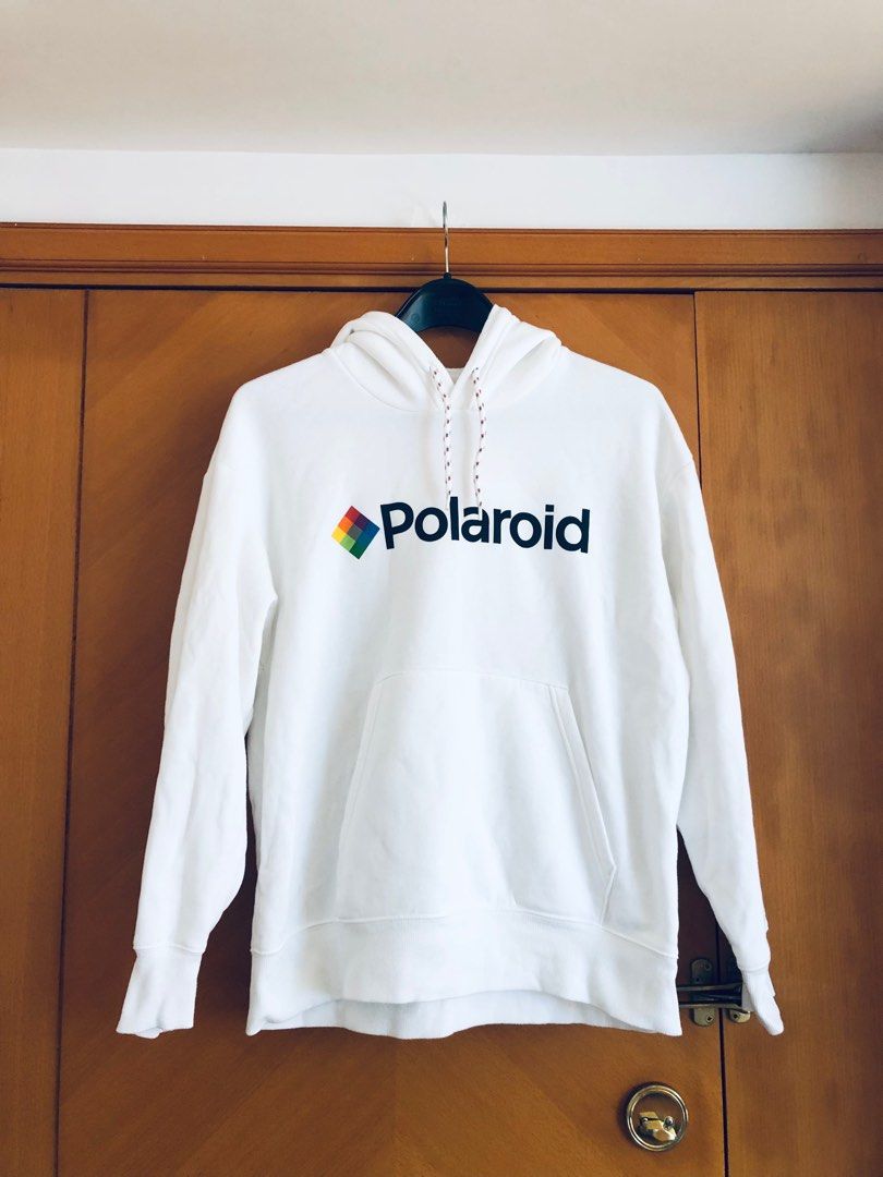 Polaroid white hoodie best sale