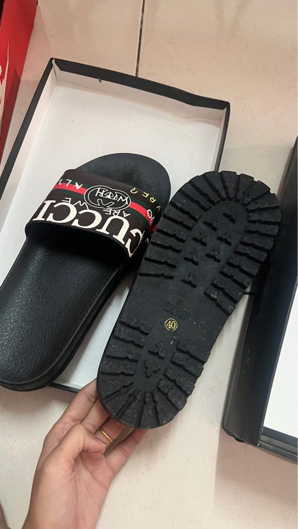 Gucci slides hotsell mens 11