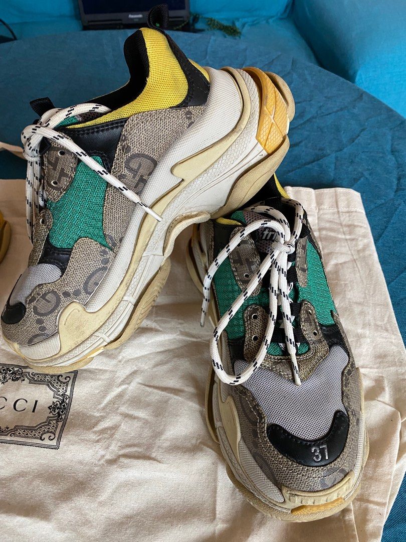 Gucci x balenciaga triple s 2025