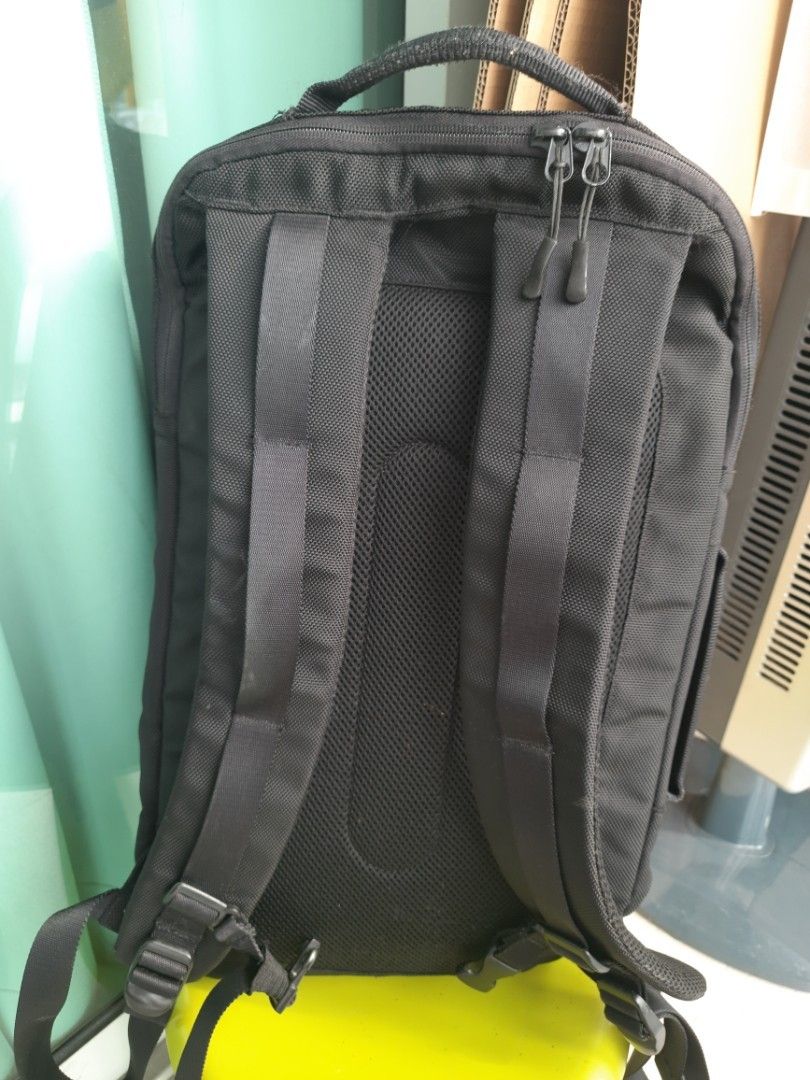 Heavy duty well padded backpack w tough water resistant zippers multiple rear padded laptop documents side compartments internal pockets plus a