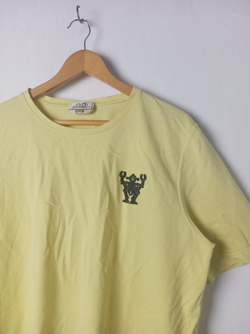 T-shirt Hermès Paris Taille 42 - Coton Blanc Basique - Occasion Très Bon état