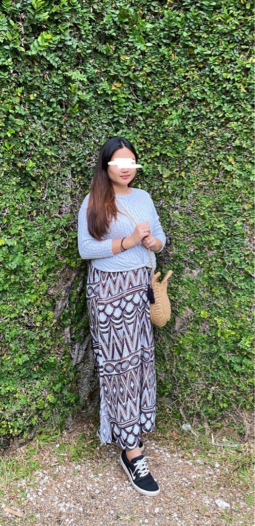 H&m maxi skirt top