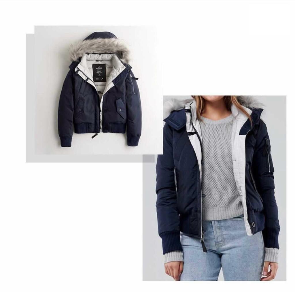 Hollister Down Bomber Jacket Carousell
