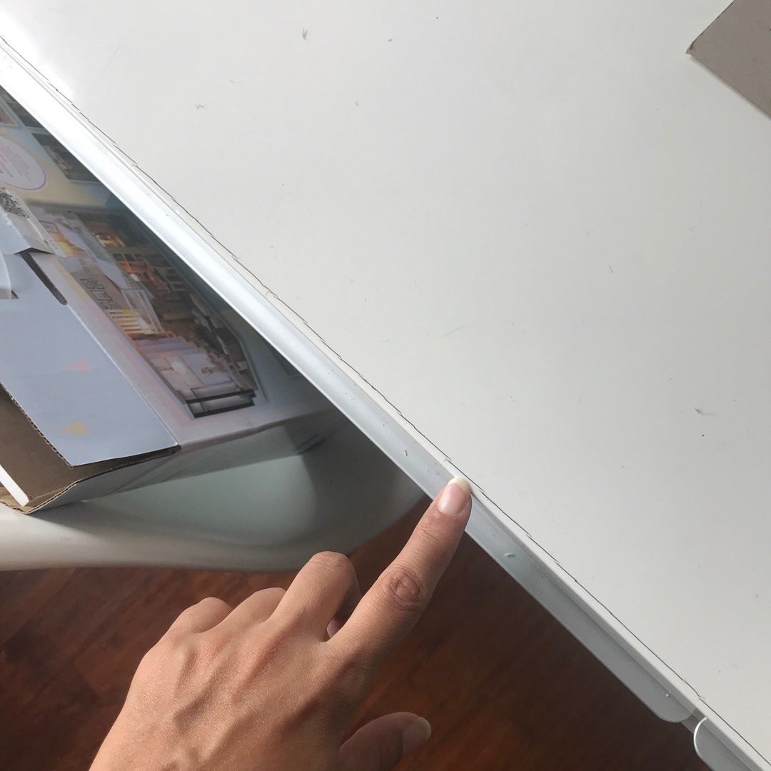 IKEA Besta Long Side Study Console Table with drawer, Furniture & Home