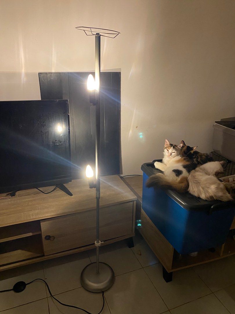 IKEA DUDERO Stand Bulbs only used Floor lamp