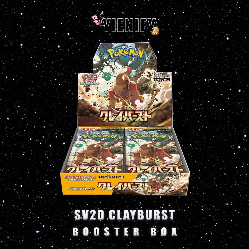 Japanese Pokemon Clayburst SV2D Booster Box, Hobbies & Toys, Toys & Games  on Carousell