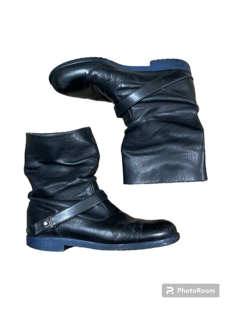 Jil Sander Navy Boots Women s Fashion Footwear Boots on Carousell
