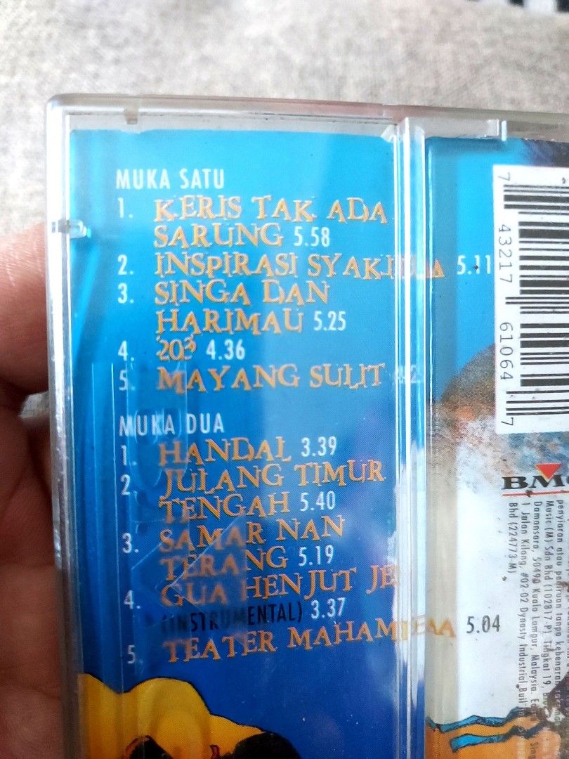 KASET WINGS MR. BARBARIK, Hobbies & Toys, Music & Media, CDs & DVDs