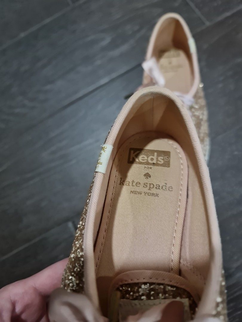 Gold hotsell keds shoes