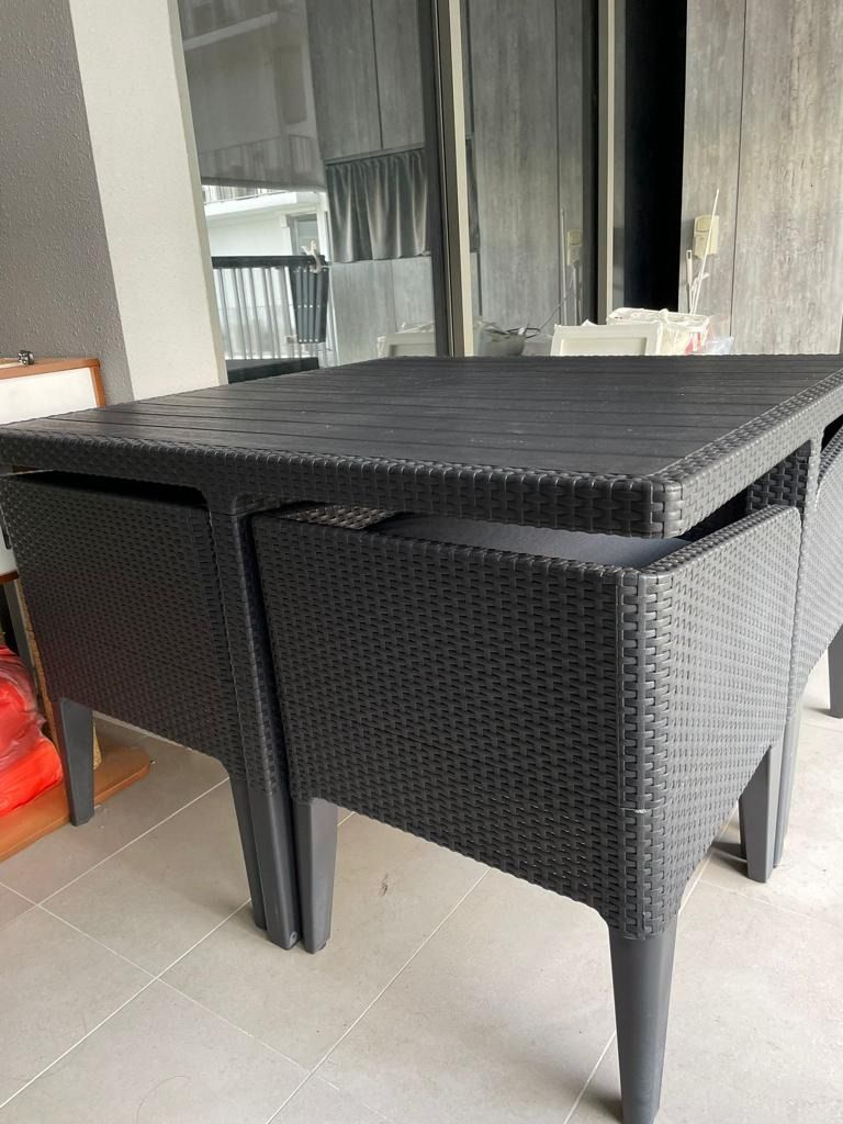 Keter columbia plastic 8 sales seater dining set