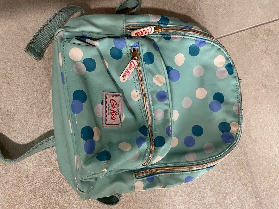 Cath kidston button spot top buckle backpack