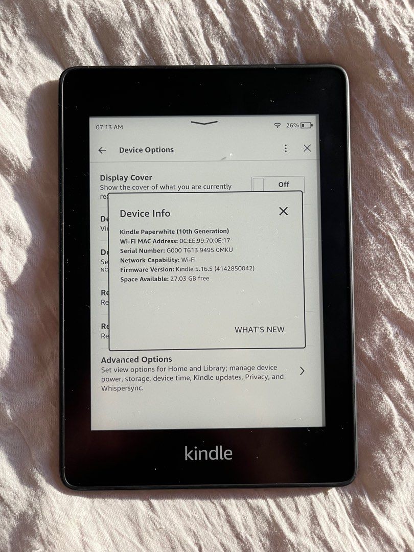 Kindle paperwhite 10th gen 32Gb (Category: Others) located in Mandaluyong City. Submitted by miktiu (Listing ID 1278229718, Image 2). Description: .