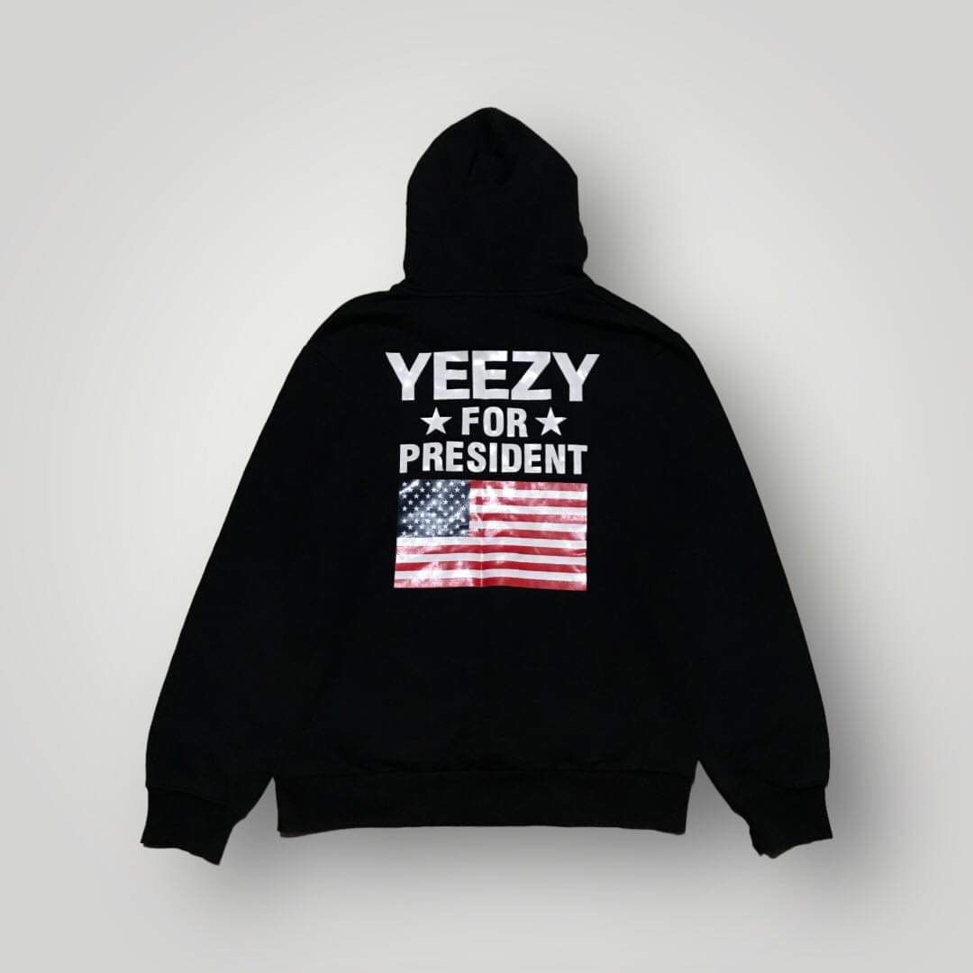 Kream Yeezy For President Black Hoodie