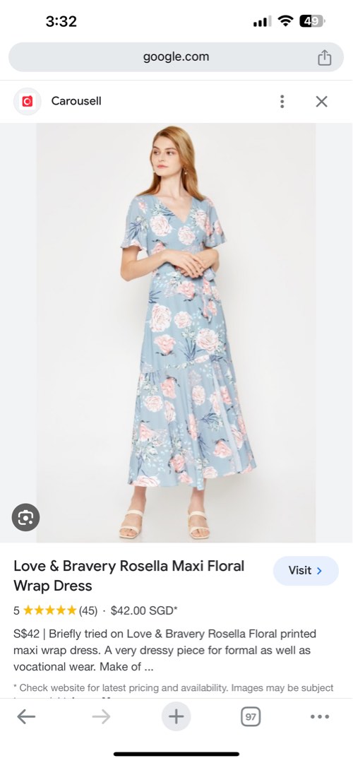 Maxi google clearance