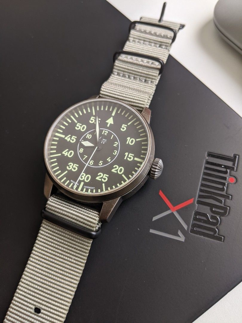 CNY Laco Zweibr cken not Oliv Men s Fashion Watches