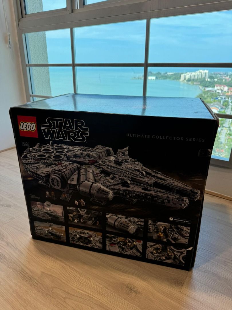 Lego millennium hotsell falcon box size